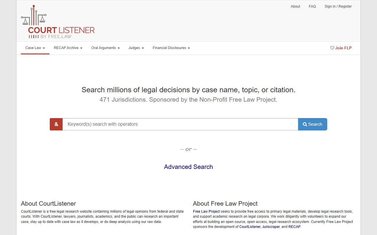 Roseau County court records CourtListener search source